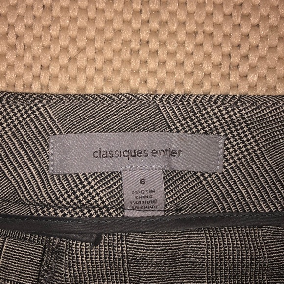 classiques entier Gray Wool/Spandex Trousers - Picture 4 of 6